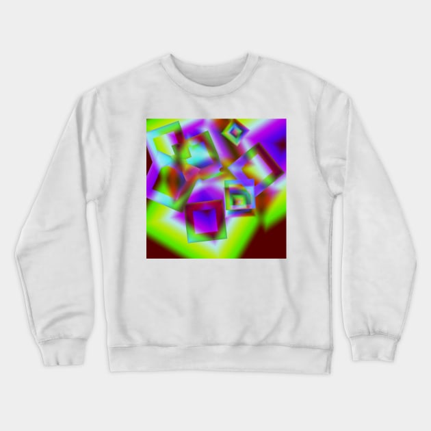 yellow blue pink purple abstract texture Crewneck Sweatshirt by Artistic_st